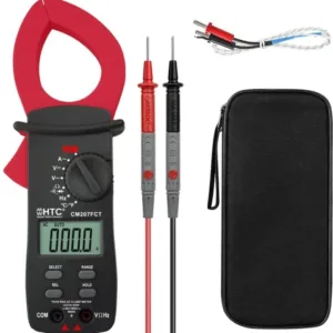 HTC CM-207FCT 1000A AC DIGITAL CLAMP METER with Temp