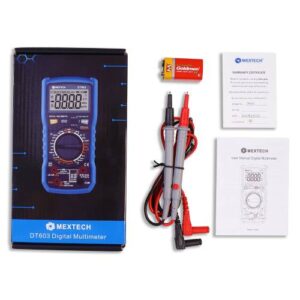 MEXTECH DT603 3⅚ Digit 6000 Counts True RMS 750V AC Voltage