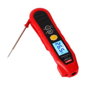 UNI-T  UT320T 2 IN 1 THERMOMETER Infrared measurement range:  40℃-300℃;  Probe measurement range:  -40℃-300℃ ; 2- in-1 temperature measurement; IP54, Max/Min/Difference/Lock measurement