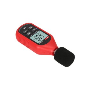 UNI-T  UT353BT MINI SOUND LEVEL METER N : A weighting: 30~130dB;  Sampling rate:  Fast:  125ms;  Slow:  1000ms; Frequency response: 31.5Hz~8kHz;  Bluetooth;  Overload indication