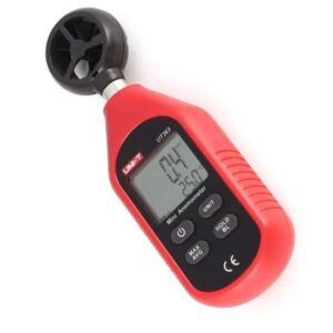 UNI-T  UT363 MINI ANEMOMETER Wind speed : 0~30m/s;  Temperature: -10~50℃;  Wind scale: Level 0~12; Auto power off; Low battery indication