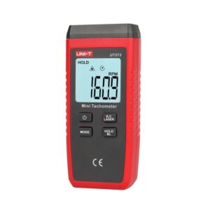 UNI-T  UT373 MINI TECHOMETER RPM measurement: 10.0~99999RPM;  Counting measurement: 0~99999 counts;   Auto power off;  Low battery indication;  Laser-on indication