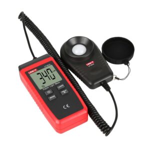 UNI-T  UT383S LUX METER WITH PROB Illuminance measurement : 0~199, 900Lux; MAX/MIN ; Overload indication ;spilt type design