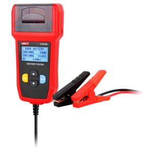 UNI-T  UT675A 2V battery test: 7~16V DC;  12V/24V cranking system test: 7~30V DC;  12V/24V charging system test: 7~30V DC;  USB communication;  Printing function;
